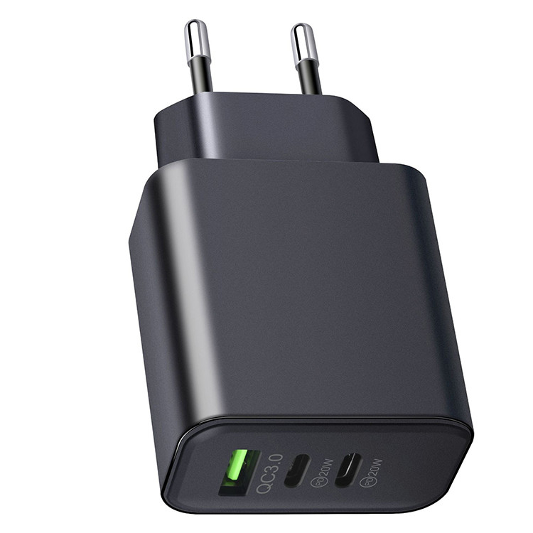2024 New Products 40w Dual Usb-c Pd Fast Type C Charger Univasal Chargers Port Phone Mini Usb C Wall Charger Charging