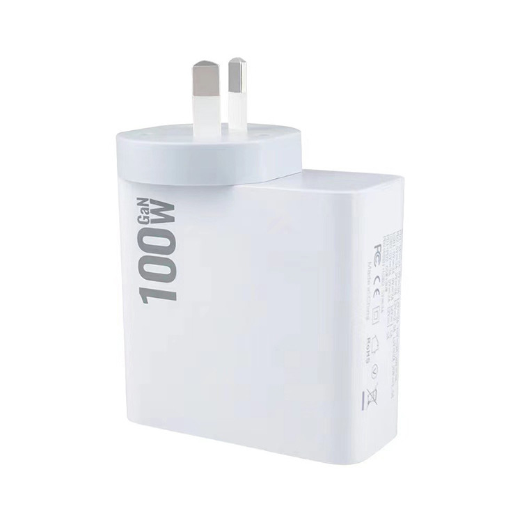 XZH 4 in 1 USB-A Type C 100w Pd Qc3.0 Foldable OEM Fast Charging Charger Plug for Tablet